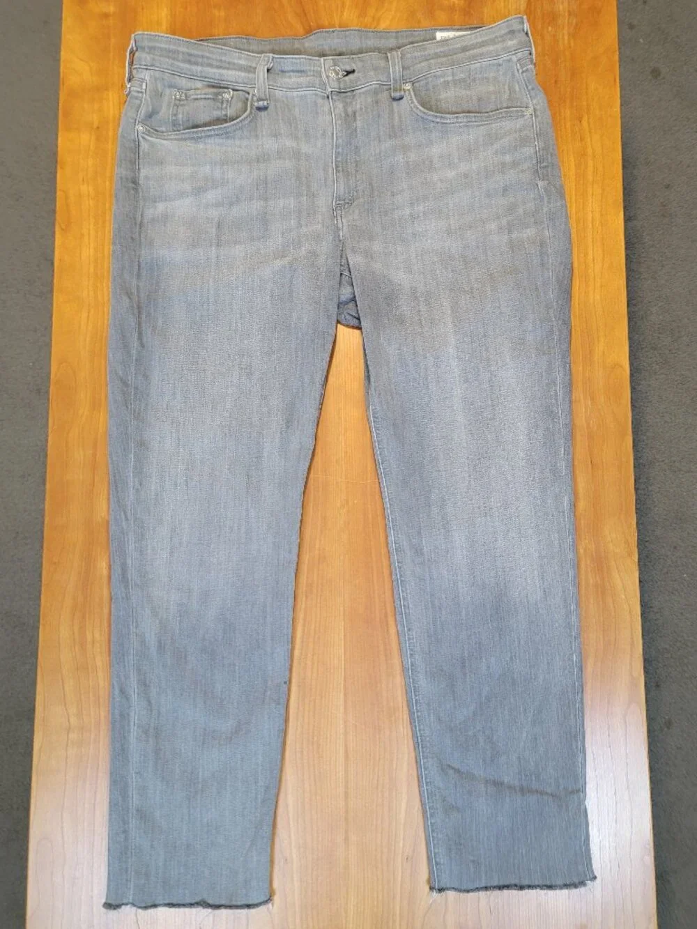Rag & Bone Dre Low Rise Ankle Slim Boyfriend Jeans Grey - 31